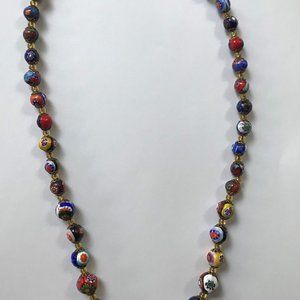 Venetian Murano Glass Bead Necklace
